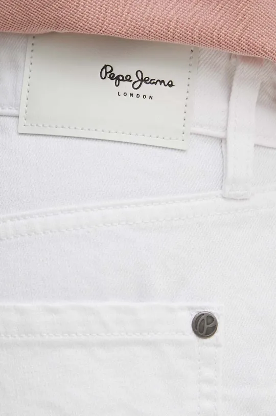 белый Джинсовые шорты Pepe Jeans RELAXED SHORT