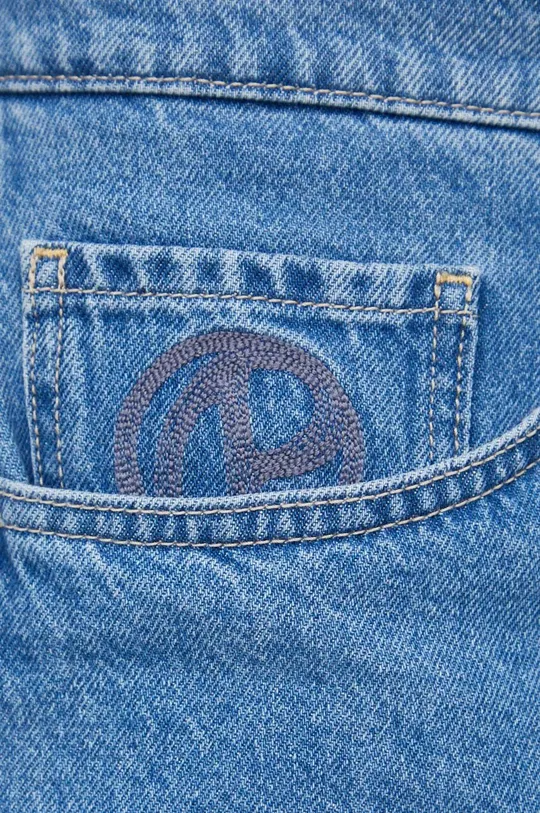 niebieski Pepe Jeans szorty jeansowe