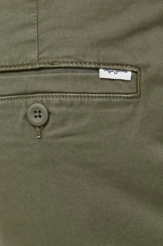 zelená Šortky Pepe Jeans REGULAR CHINO SHORT