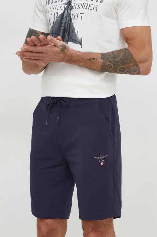 mornarsko plava Kratke hlače Aeronautica Militare Muški