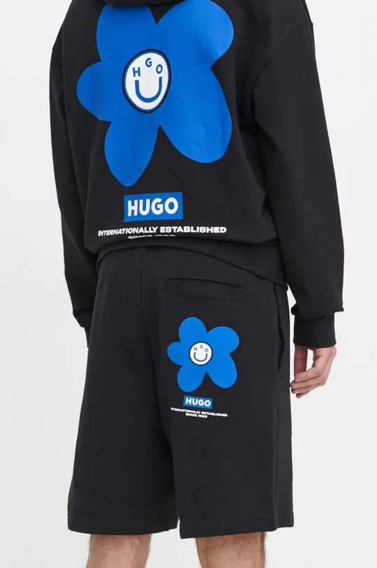 Hugo Blue pamut rövidnadrág 100% pamut