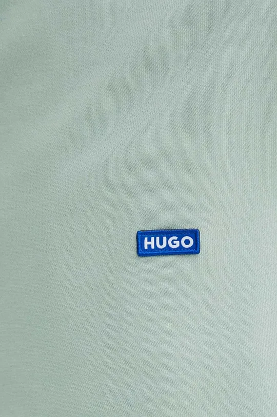 бирюзовый Хлопковые шорты Hugo Blue