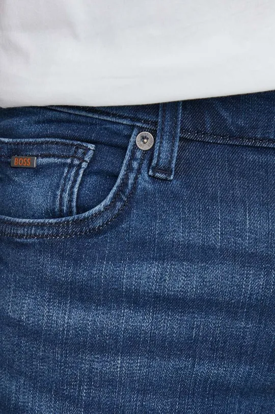 mornarsko modra Jeans kratke hlače Boss Orange