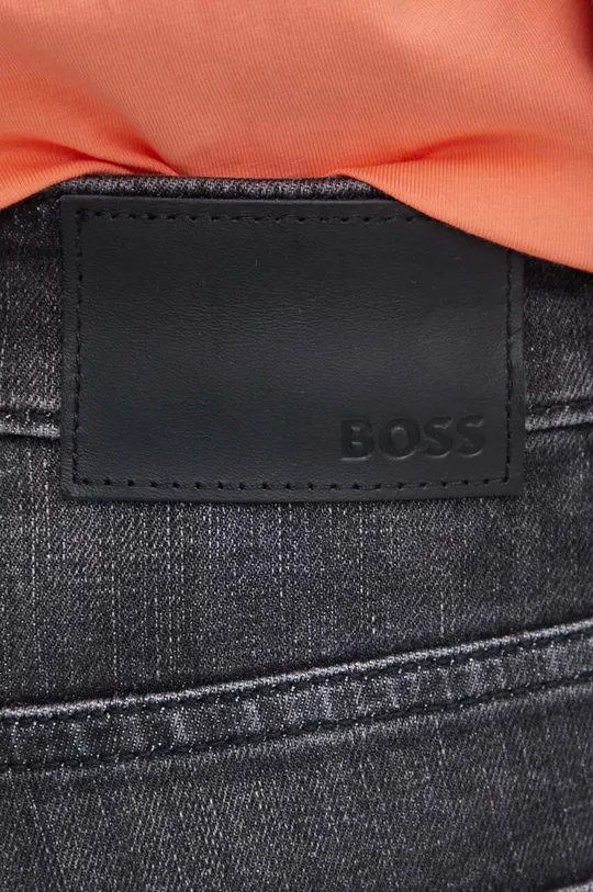 sivá Rifľové krátke nohavice Boss Orange