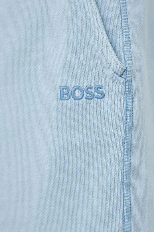 голубой Хлопковые шорты Boss Orange