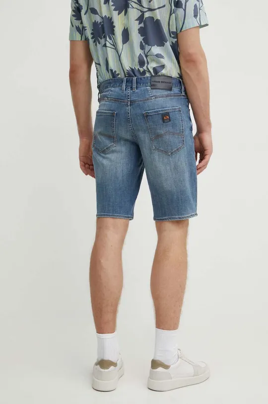 modra Jeans kratke hlače Armani Exchange Moški