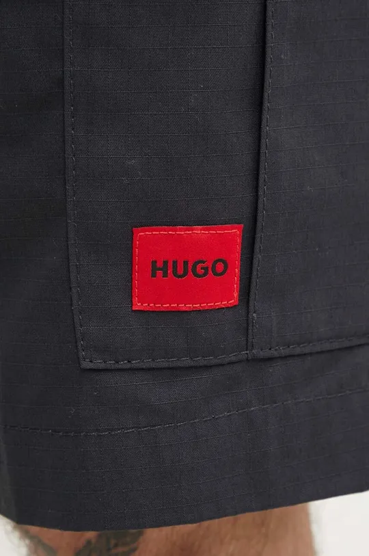 crna Pamučne kratke hlače HUGO