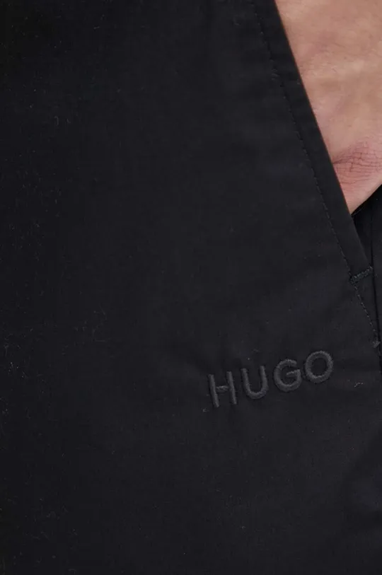 чёрный Хлопковые шорты HUGO