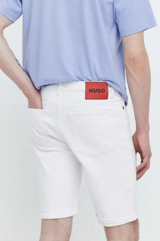 HUGO szorty jeansowe Materiał zasadniczy: 99 % Bawełna, 1 % Elastan, Podszewka kieszeni: 100 % Bawełna