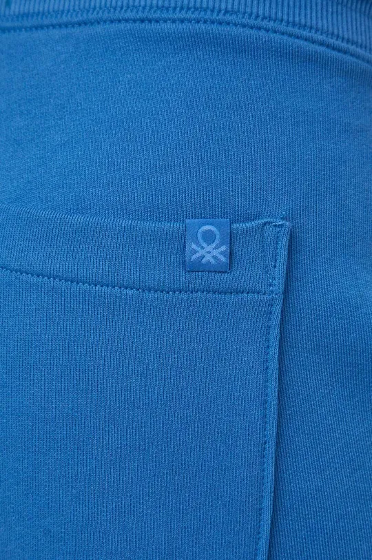голубой Хлопковые шорты United Colors of Benetton
