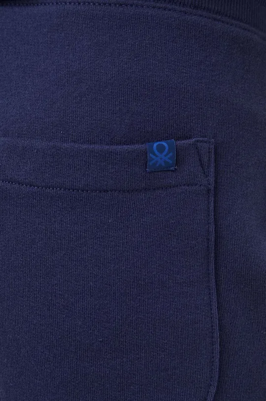 тёмно-синий Хлопковые шорты United Colors of Benetton