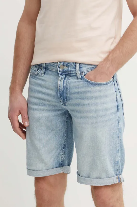 modra Jeans kratke hlače Guess SONNY Moški