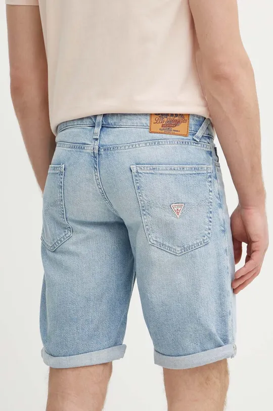 Jeans kratke hlače Guess SONNY 82 % Bombaž, 18 % Viskoza