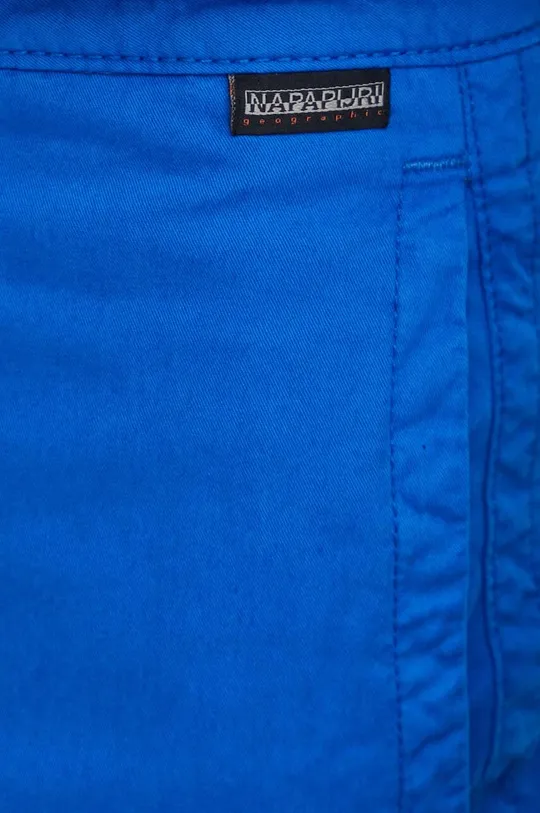 blu Napapijri pantaloncini in cotone N-Deline