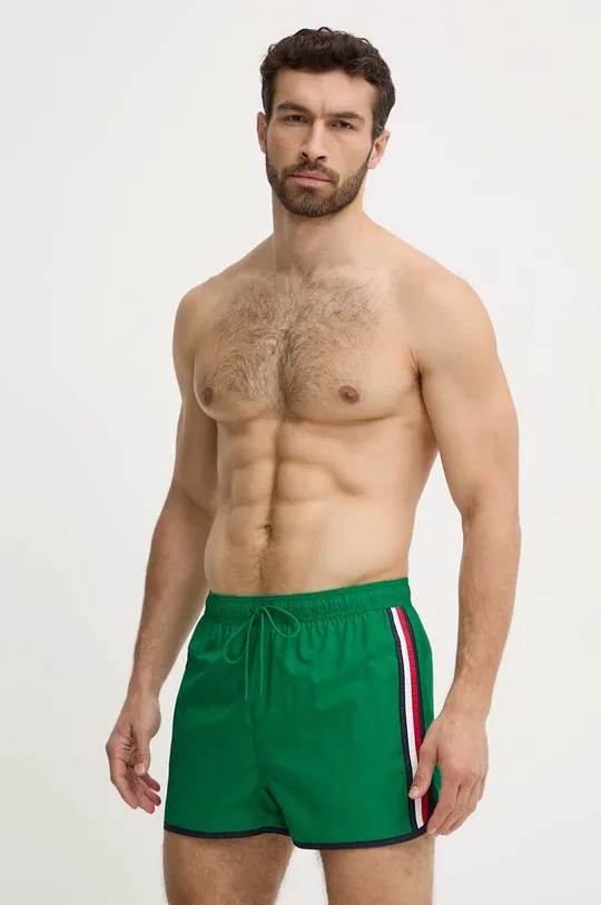 Plavkové šortky Tommy Hilfiger zelená
