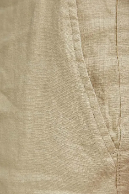 béžová Ľanové šortky Sisley