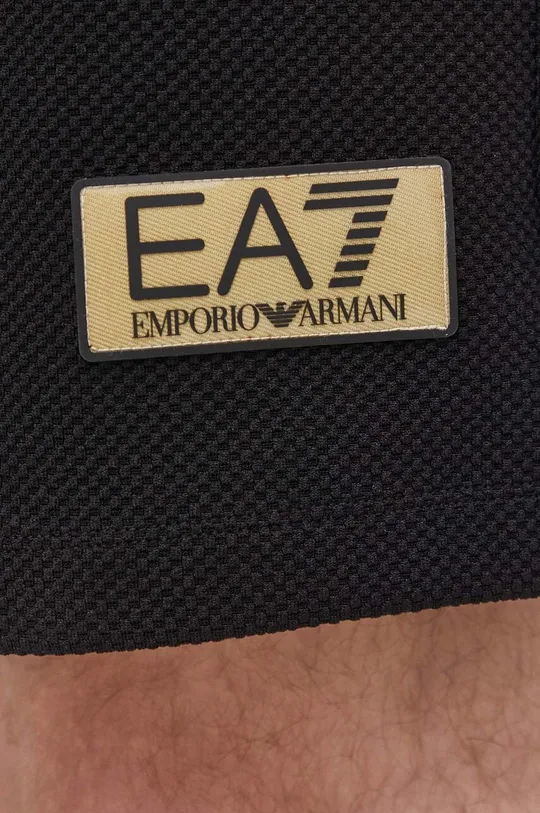 чёрный Шорты EA7 Emporio Armani