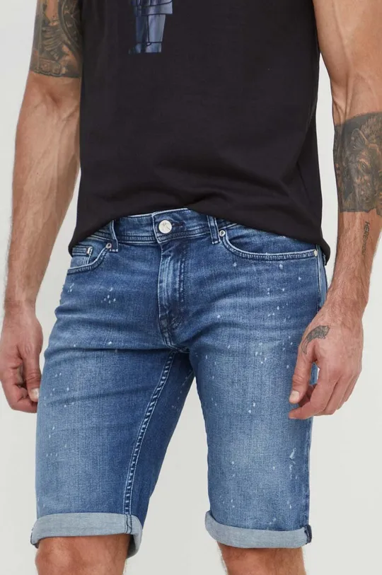 modra Jeans kratke hlače Karl Lagerfeld Moški