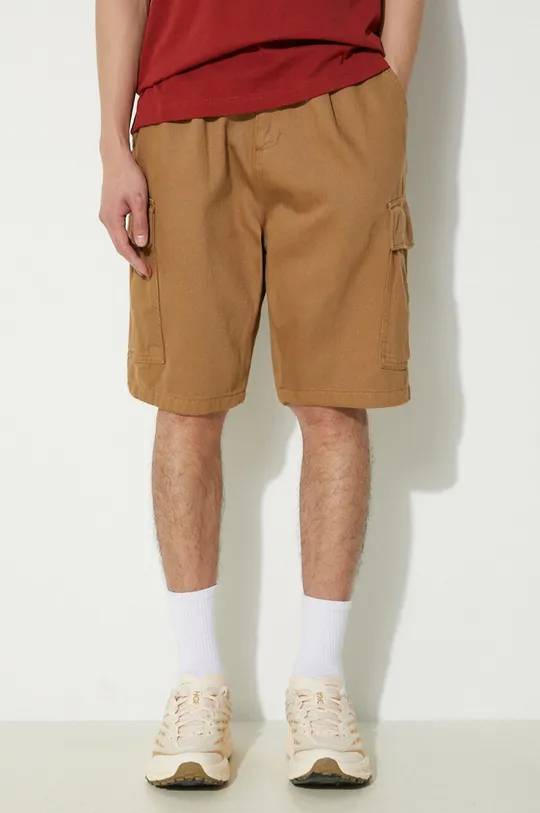 beige Alpha Industries cotton denim shorts Aircraft Men’s