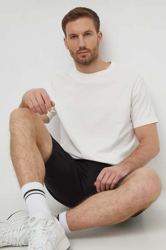 Calvin Klein pamut rövidnadrág fekete