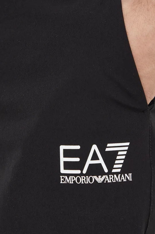 czarny EA7 Emporio Armani szorty