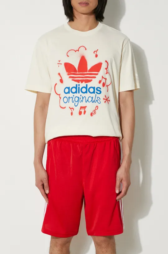 κόκκινο Σορτς adidas Originals