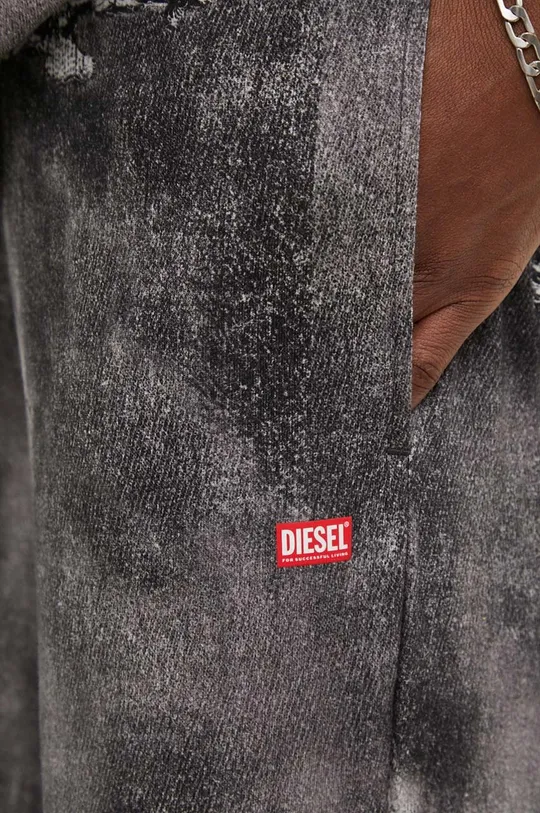 szürke Diesel pamut rövidnadrág P-STON-SHORT