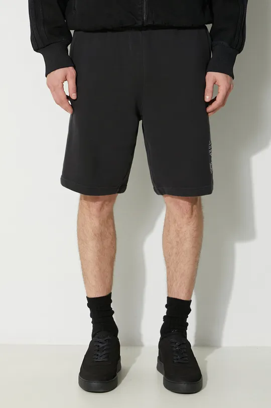 crna Pamučne kratke hlače adidas Originals Adicolor Outline Trefoil