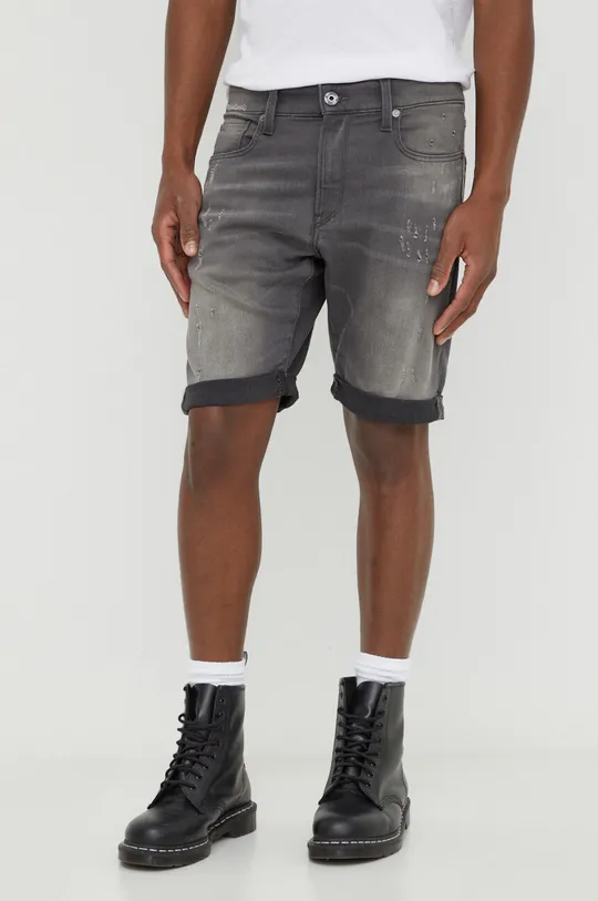 grigio G-Star Raw pantaloncini di jeans Uomo