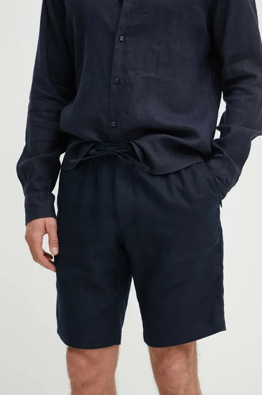 mornarsko plava Lanene kratke hlače Tommy Hilfiger Muški