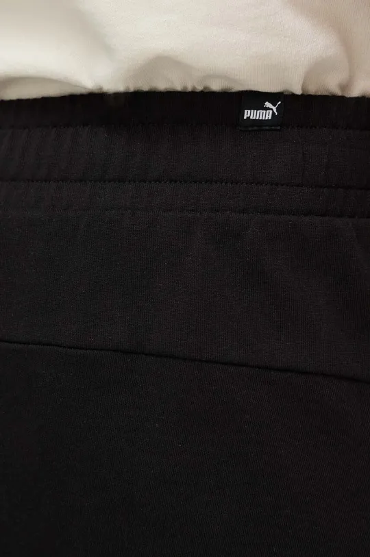 чёрный Хлопковые шорты Puma