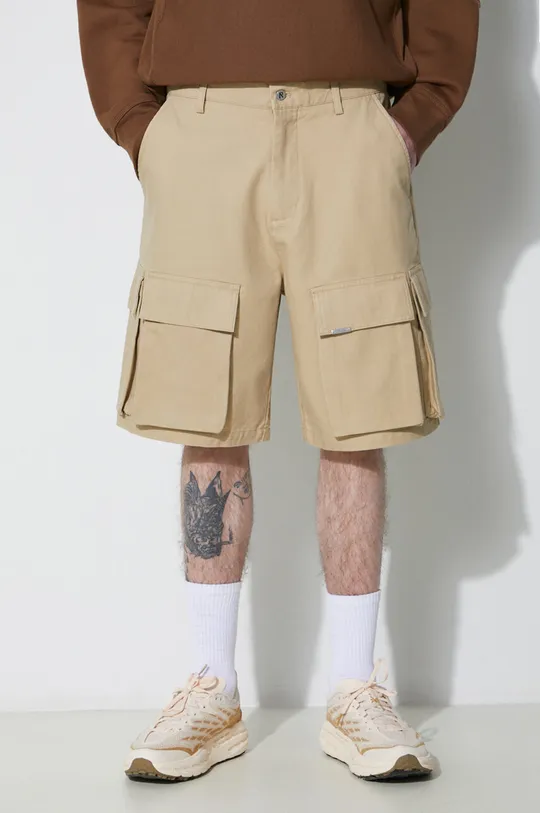 beige Represent cotton shorts Baggy Cotton Cargo Short
