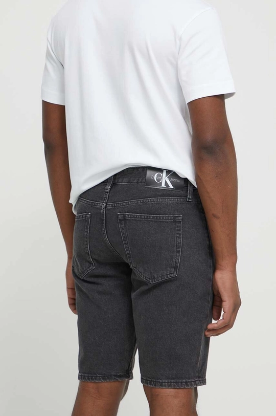 Rifľové krátke nohavice Calvin Klein Jeans 100 % Bavlna