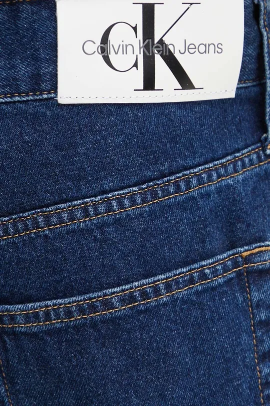 granatowy Calvin Klein Jeans szorty jeansowe