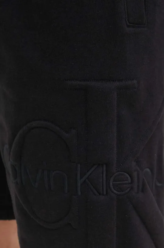 čierna Šortky Calvin Klein Jeans