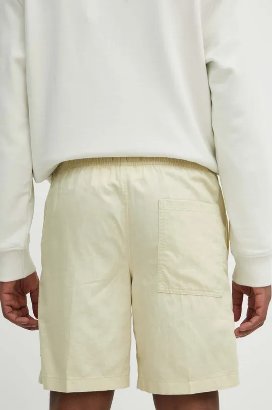 Šortky s prímesou ľanu Calvin Klein Jeans 65 % Bavlna, 35 % Ľan