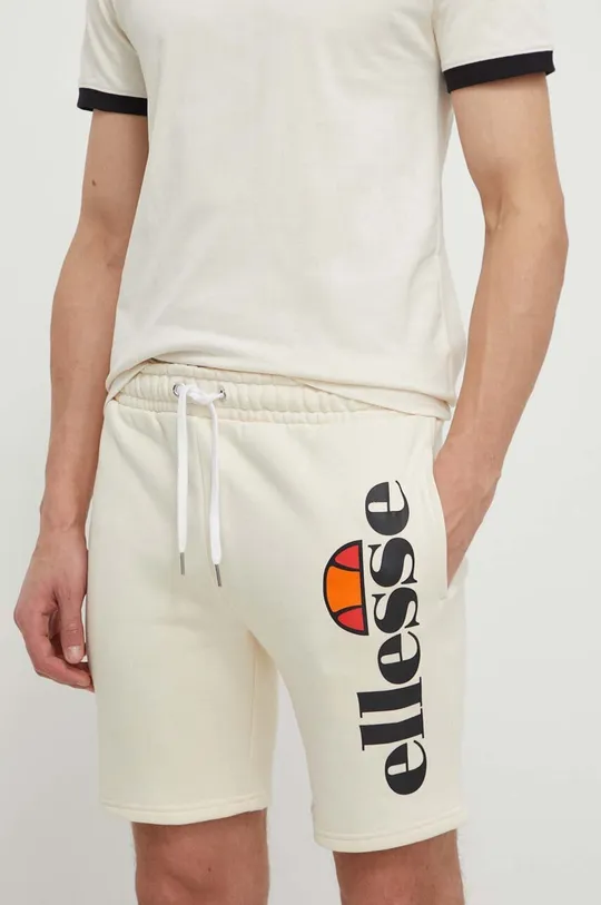 bézs Ellesse rövidnadrág Bossini Fleece Short