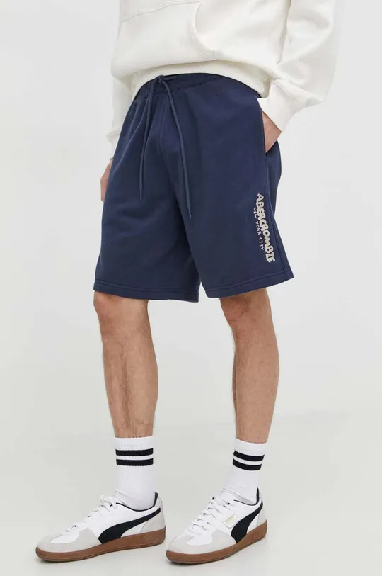 mornarsko plava Kratke hlače Abercrombie & Fitch Muški