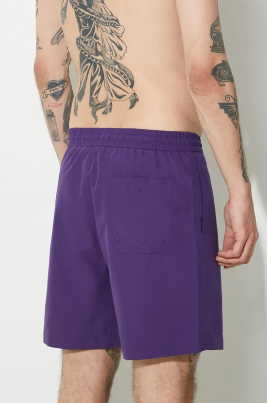 Plavkové šortky Carhartt WIP Chase Swim Trunks fialová