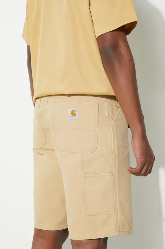 beige Carhartt WIP cotton shorts Single Knee Short