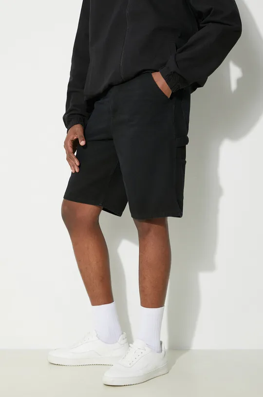 čierna Bavlnené šortky Carhartt WIP Single Knee Short