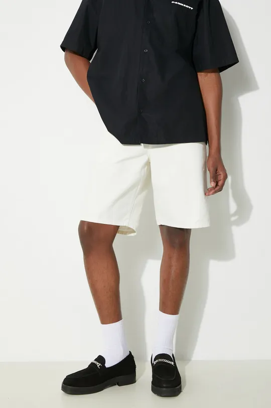 beige Carhartt WIP cotton shorts Single Knee Short Men’s