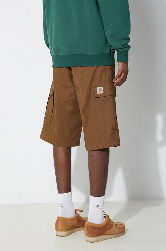 Carhartt WIP cotton shorts Regular Cargo Main: 100% Cotton Pocket lining: 50% Cotton, 50% Polyester