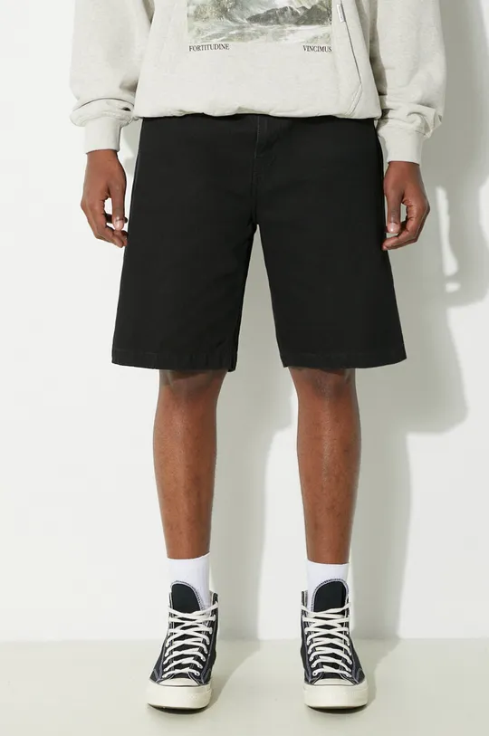 black Carhartt WIP denim shorts Landon Short Men’s