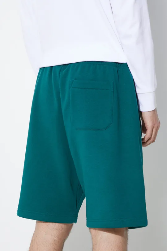 Carhartt WIP shorts Chase Sweat Short Main: 58% Cotton, 42% Polyester Pocket lining: 100% Cotton Rib-knit waistband: 98% Cotton, 2% Elastane