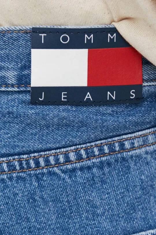 niebieski Tommy Jeans szorty jeansowe