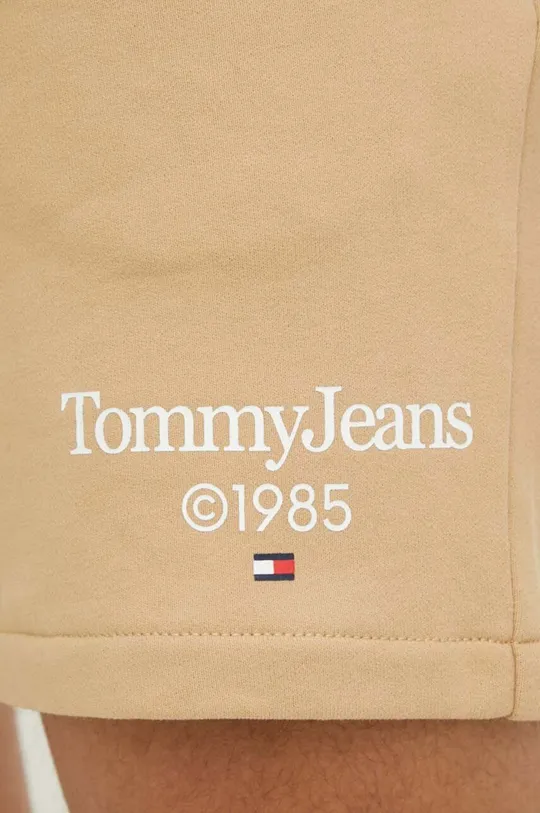 bež Pamučne kratke hlače Tommy Jeans