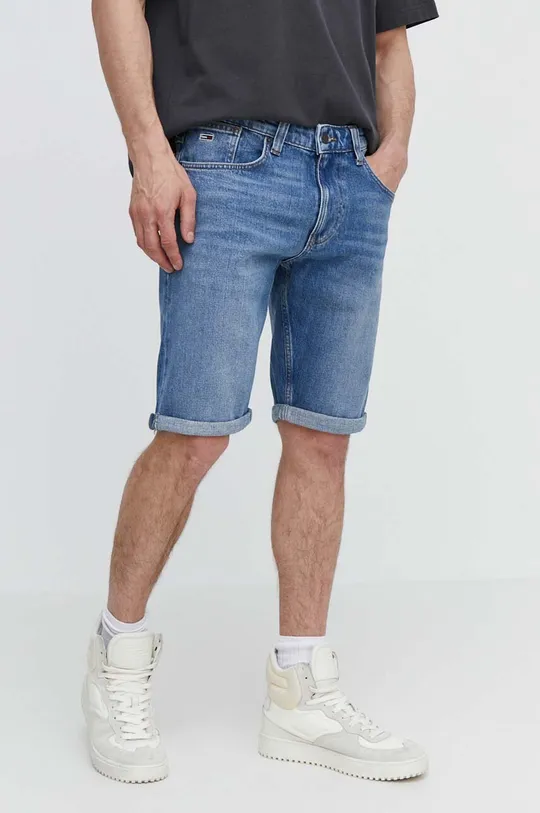 niebieski Tommy Jeans szorty jeansowe Męski