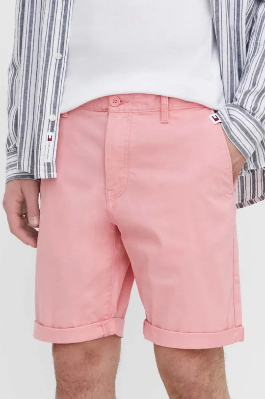 roza Kratke hlače Tommy Jeans Moški