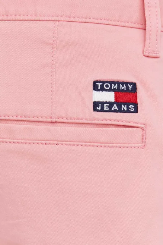 ružová Šortky Tommy Jeans